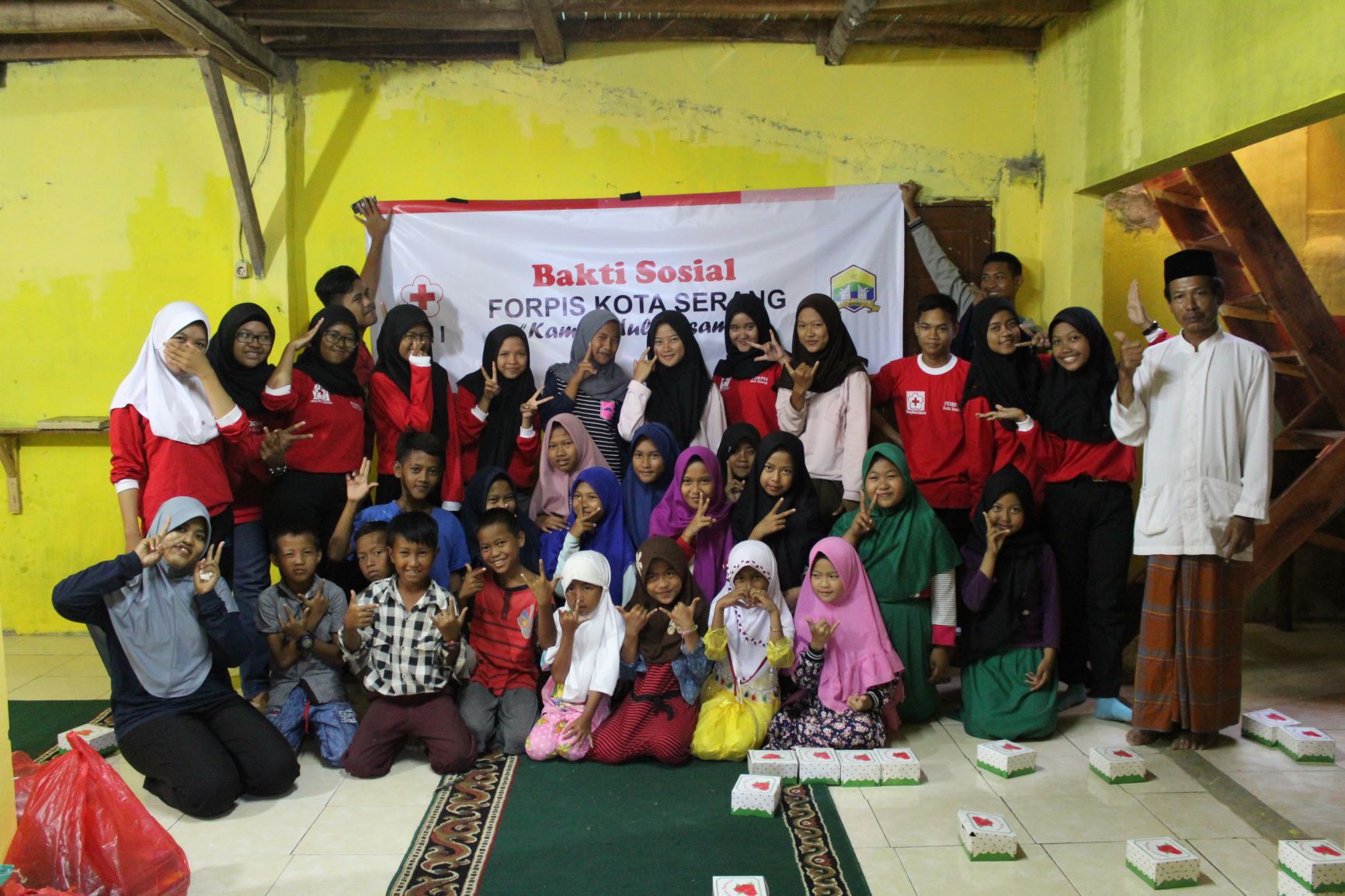 Mengisi Libur, Forpis Kota Serang Adakan Baksos