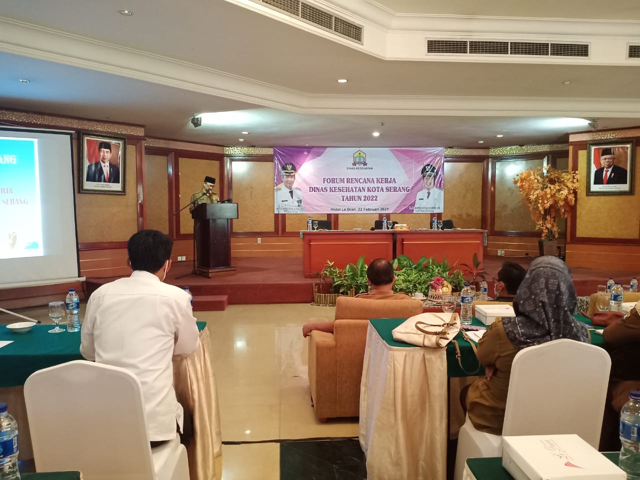 PMI KOTA SERANG HADIRI KEGIATAN FORUM RENCANA KERJA DINAS KESEHATAN KOTA SERANG TAHUN ANGGARAN 2022