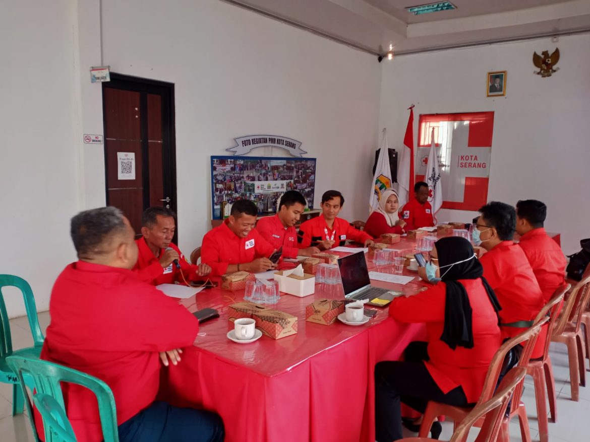 Tingkatkan Tata Kelola Organisasi, PMI Kota Serang Terima Kunjungan PMI Banten
